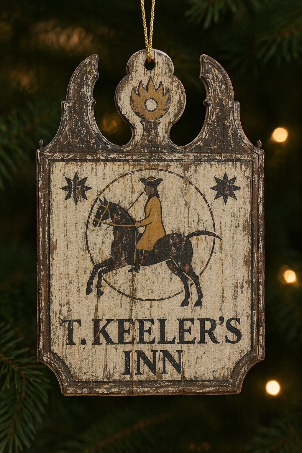 Rustic Keeler Tavern Ornament