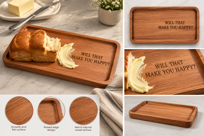 Personalized Engraved Wood Serving Board