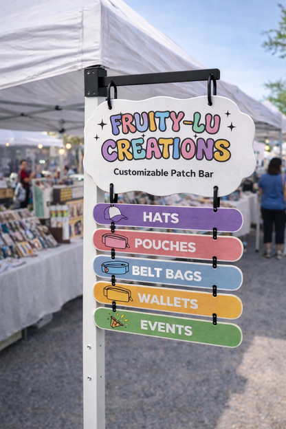 Acrylic Multi-Tier Custom Hanging Market Sign