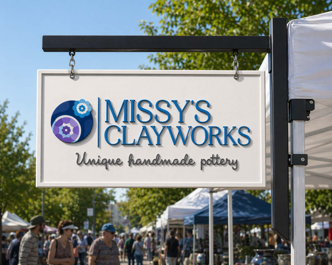 Custom acrylic Rectangle hanging sign