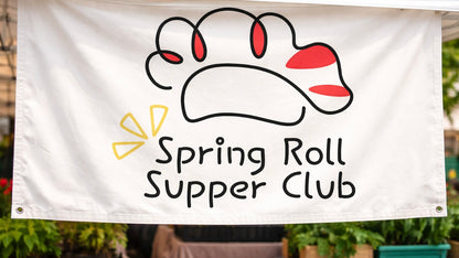 Custom Canvas Hanging banner Sign