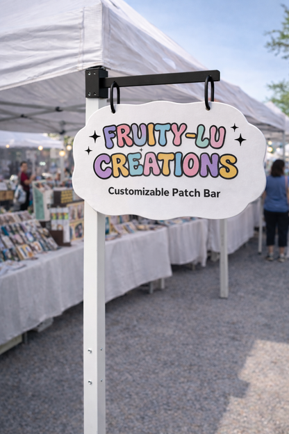 Acrylic Multi-Tier Custom Hanging Market Sign