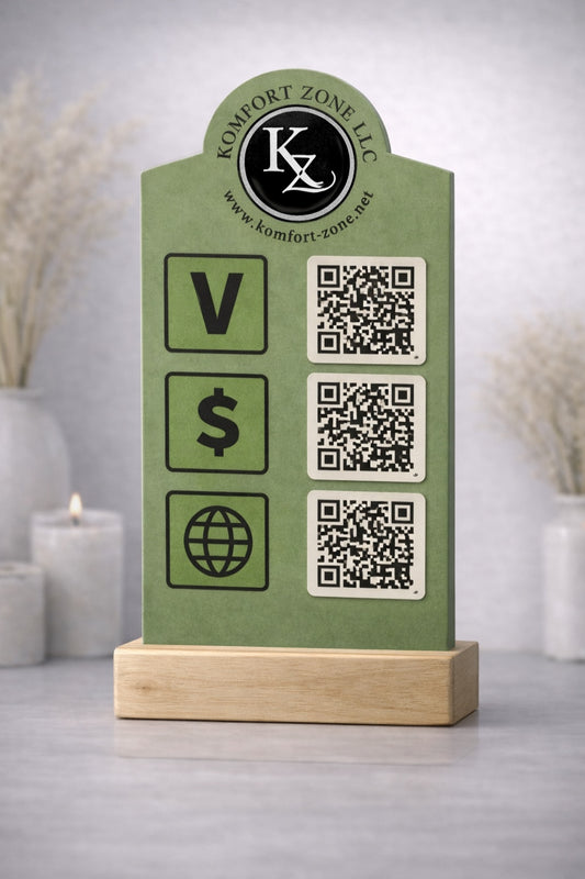 Custom QR code sign