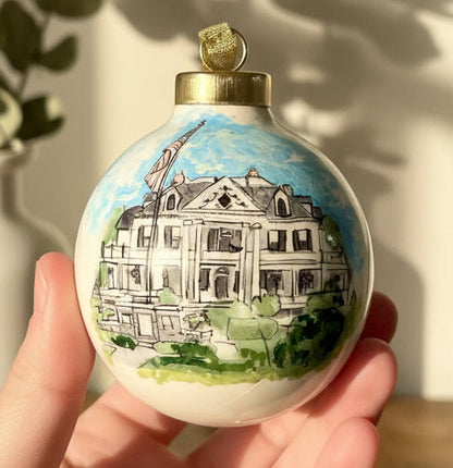 Custom Ceramic Bulb Ornament