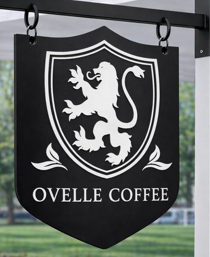 Custom unique shape acrylic sign