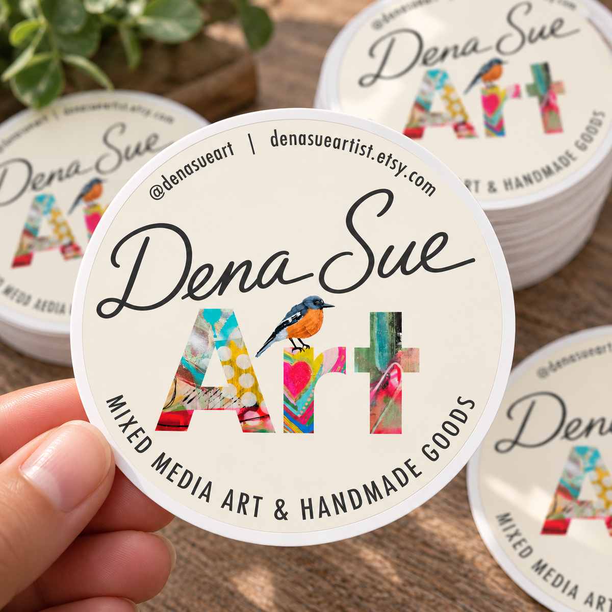 2x2 Round Vinyl Stickers