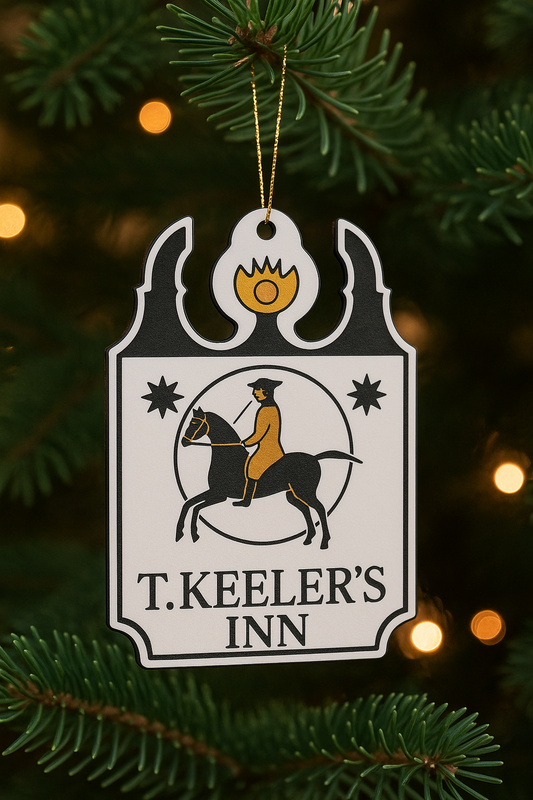 Keeler Tavern Miniature Sign- Ornament & Keychain