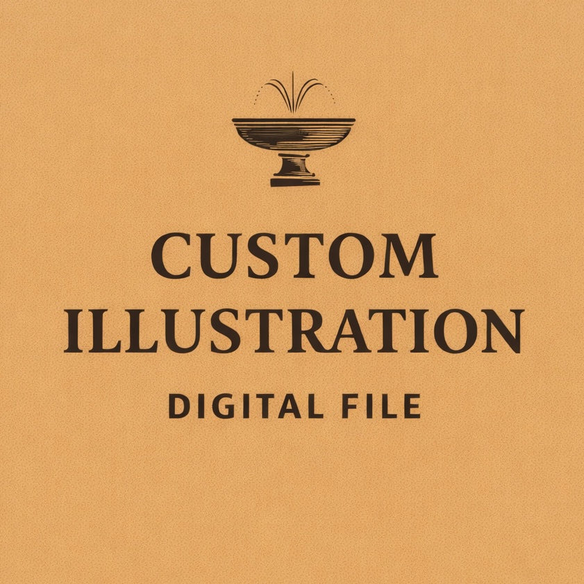 Digital file for Custom Illustration, with rights to use