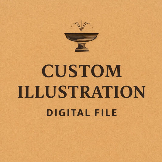 Digital file for Custom Illustration, with rights to use