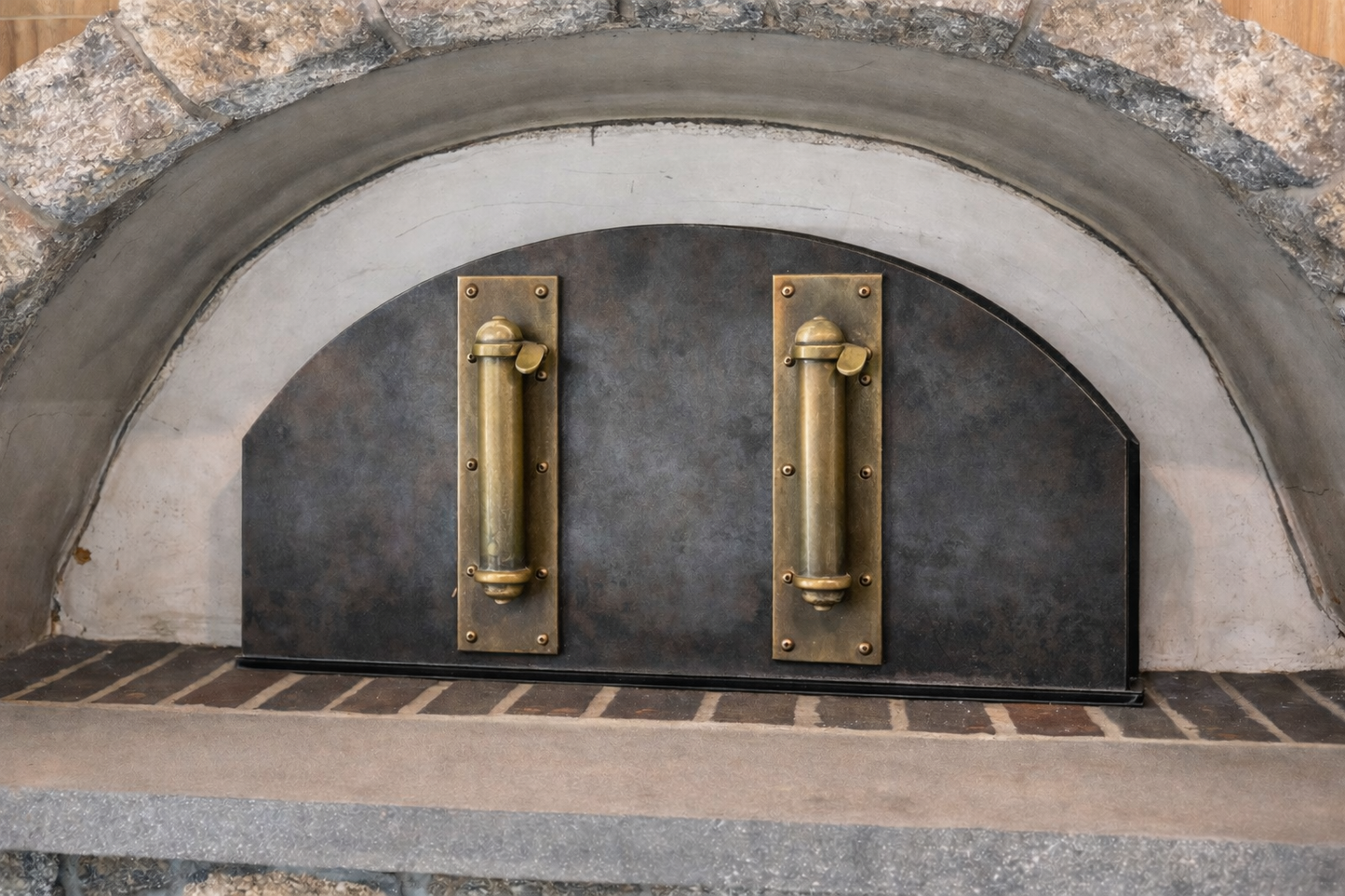 Pizza oven door