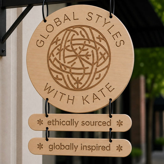 Maple Two-Tier Hanging Sign